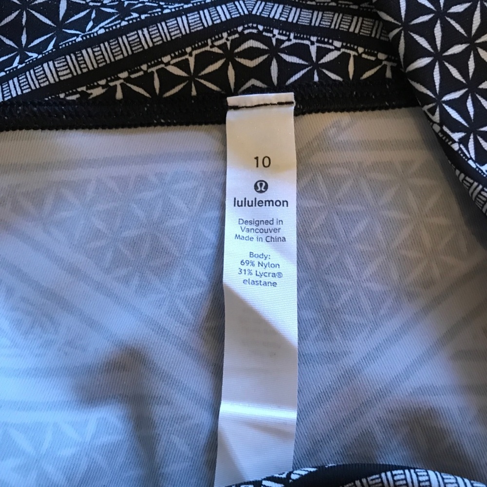 Lululemon Wunder Under High Rise Inked Ice Black - Picture 7 of 8